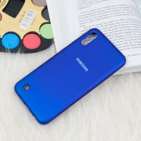 قاب سیلیکونی Samsung A10 آبی کاربنی