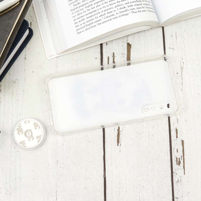 قاب محافظ لنزدار رزین طرح گاو پاپ سوکت دار Samsung A50