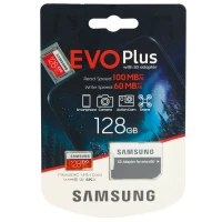رم میکرو 128 گیگ سامسونگ Samsung Evo Plus U3 C10 100MB/s + خشاب