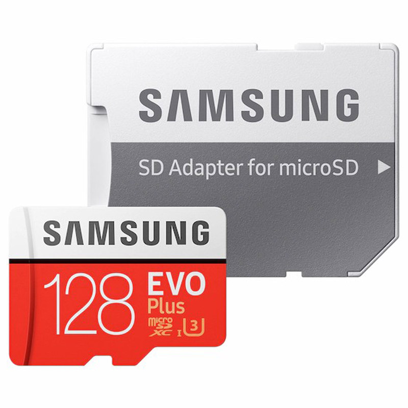 رم میکرو 128 گیگ سامسونگ Samsung Evo Plus U3 C10 100MB/s + خشاب