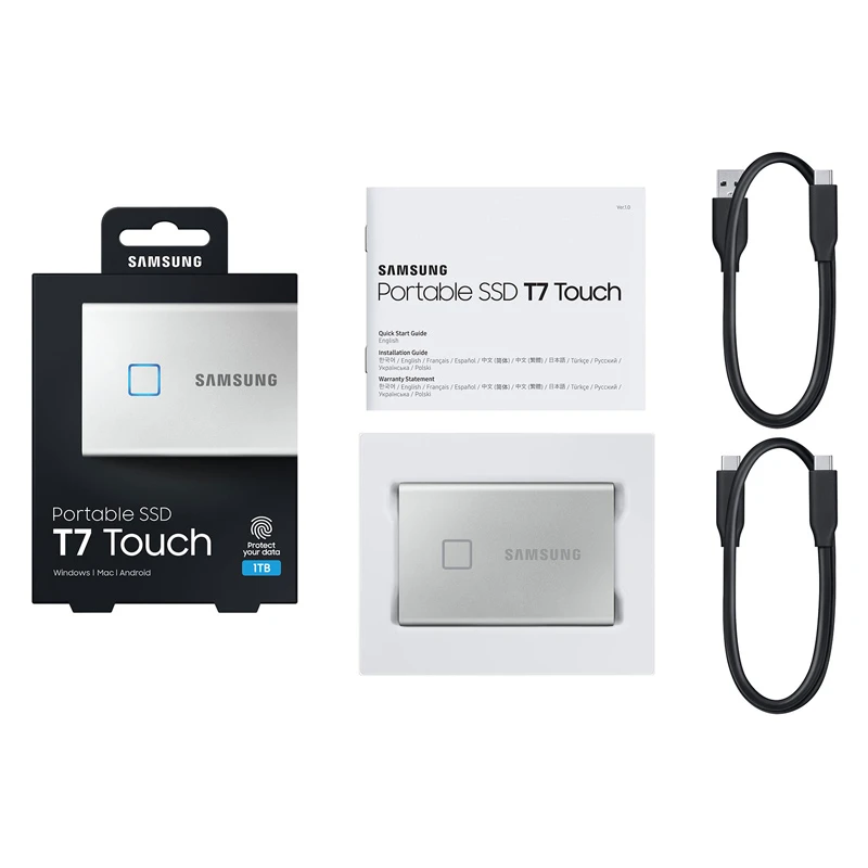 حافظه اکسترنال SSD سامسونگ Samsung T7 Touch 1TB