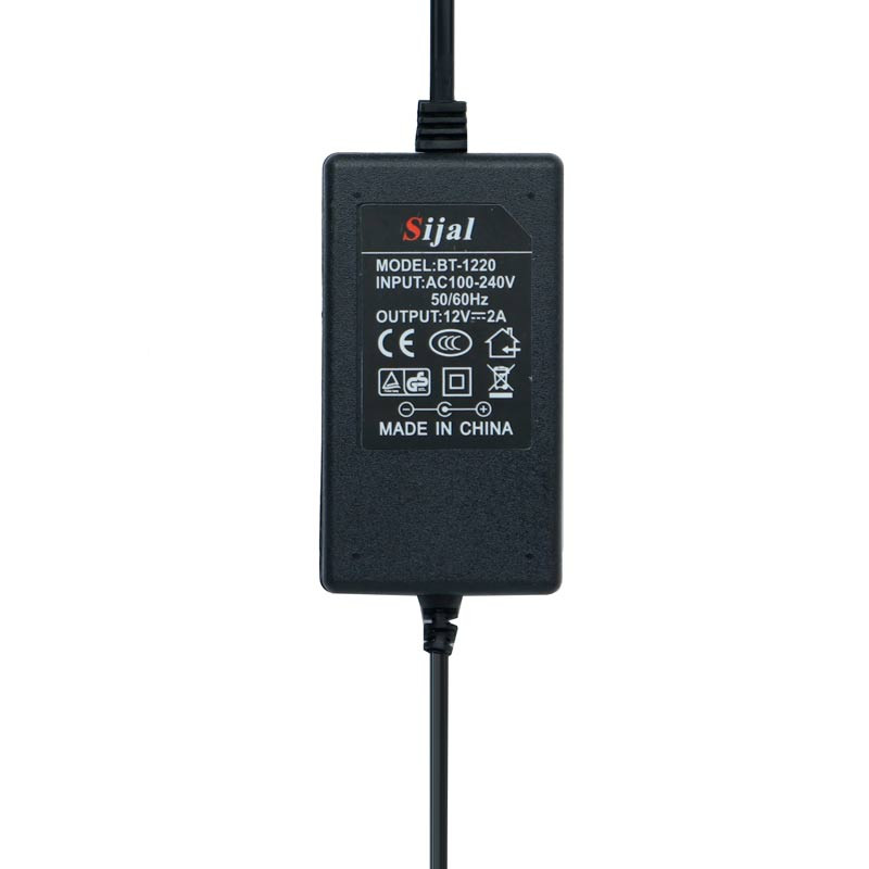 آداپتور دوربین مداربسته 12 ولت 2 آمپر Sijal BT-1220