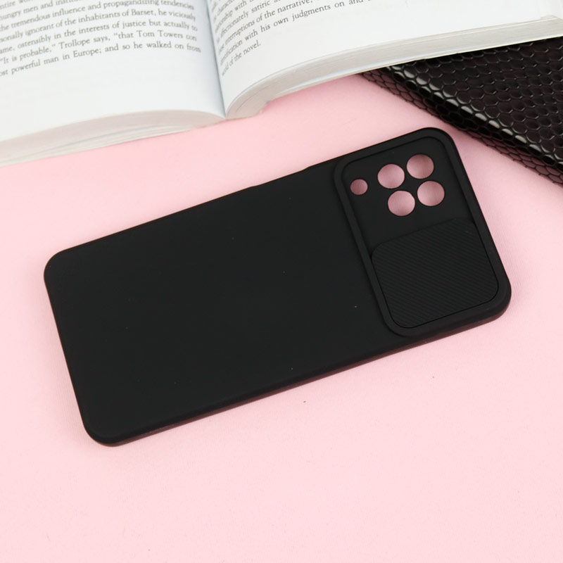 قاب سیلیکونی محافظ لنزدار کشویی سامسونگ A22 4G