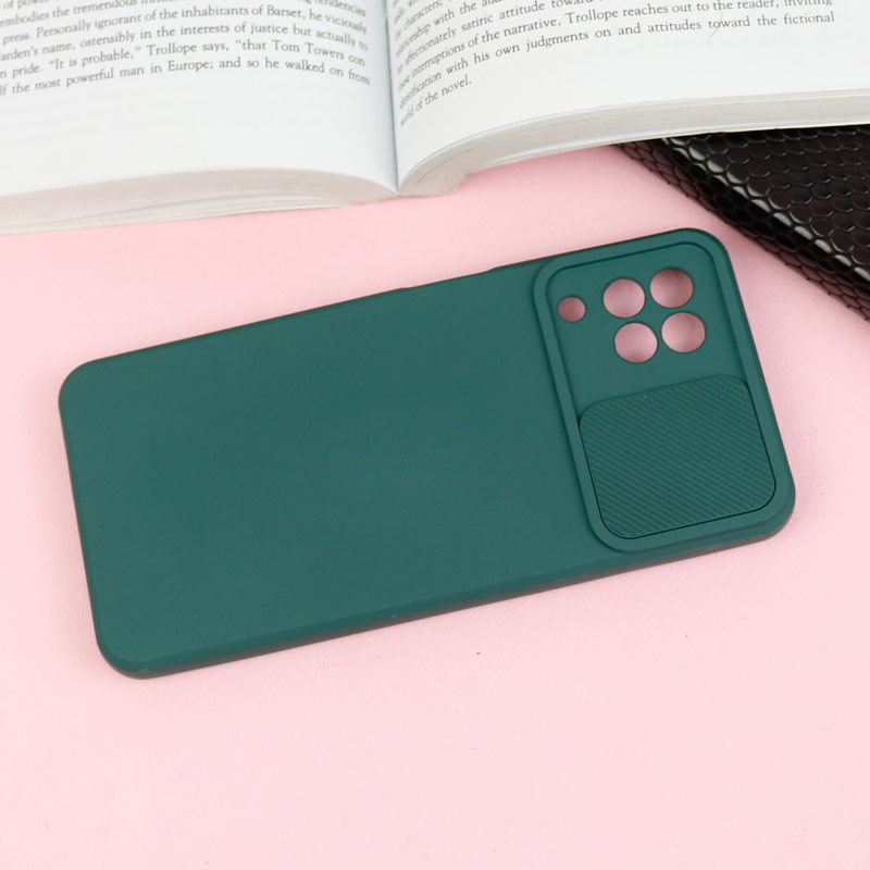 قاب سیلیکونی محافظ لنزدار کشویی سامسونگ A22 4G