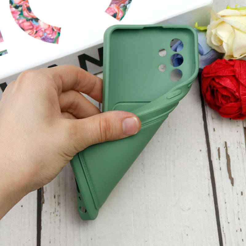 قاب سیلیکونی جاکارتی دار محافظ لنزکشویی Samsung A32 4G