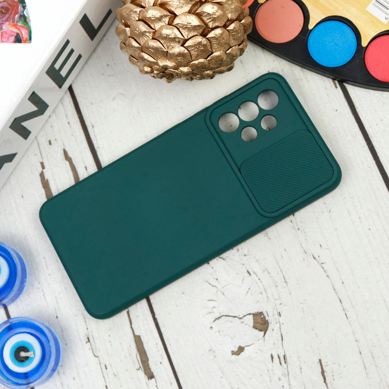 قاب سیلیکونی محافظ لنزدار کشویی سامسونگ A32 4G