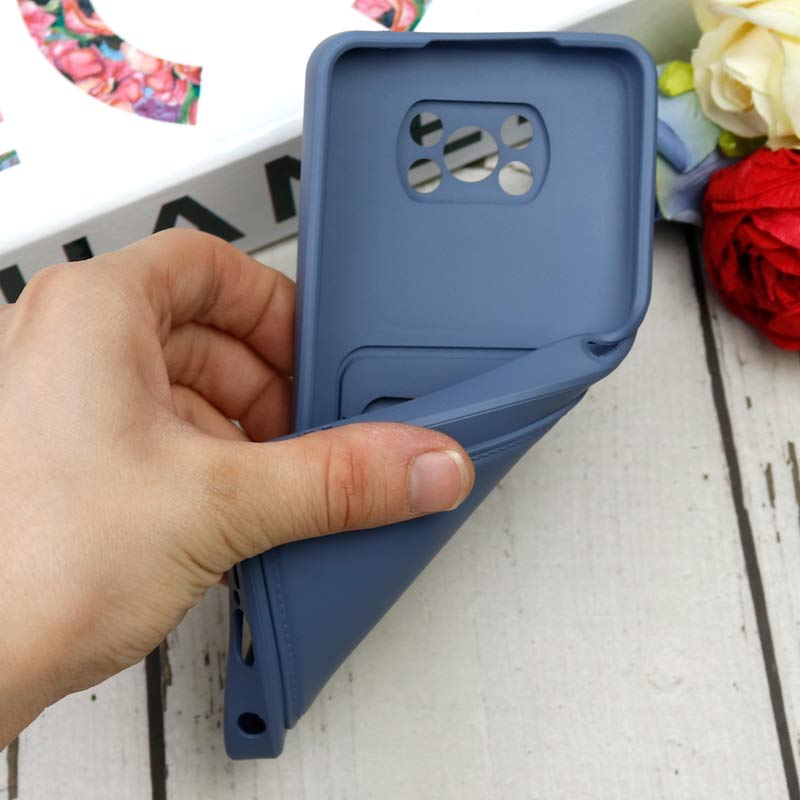 قاب سیلیکونی جاکارتی دار محافظ لنزکشویی Xiaomi Poco X3