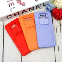 قاب سیلیکونی جاکارتی دار محافظ لنزکشویی Xiaomi Poco X3