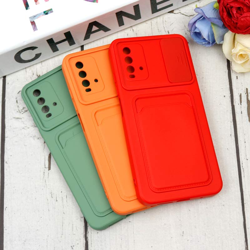 قاب سیلیکونی جاکارتی دار محافظ لنزکشویی Xiaomi Redmi 9T