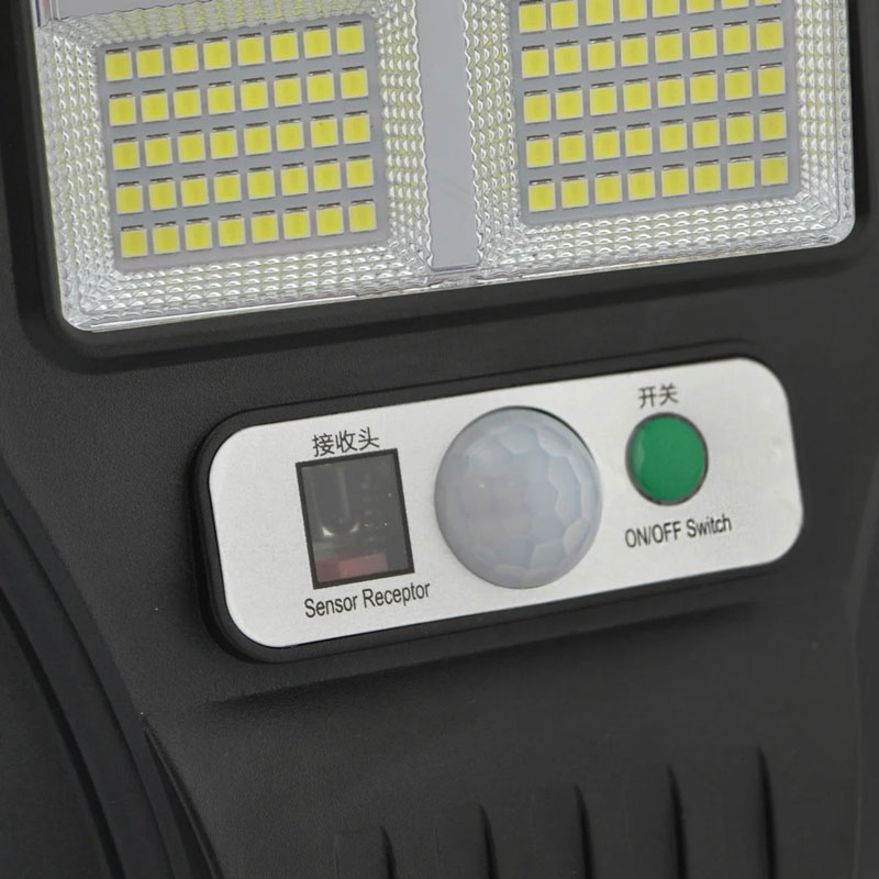 چراغ دیواری سنسوردار خورشیدی Solar Sensor Light BK-320-SMD + ریموت کنترل