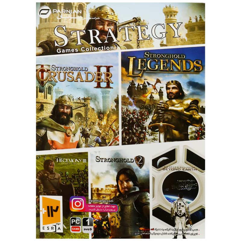 بازی Strategy Games Collection 1DVD9 پرنیان مناسب برای PC