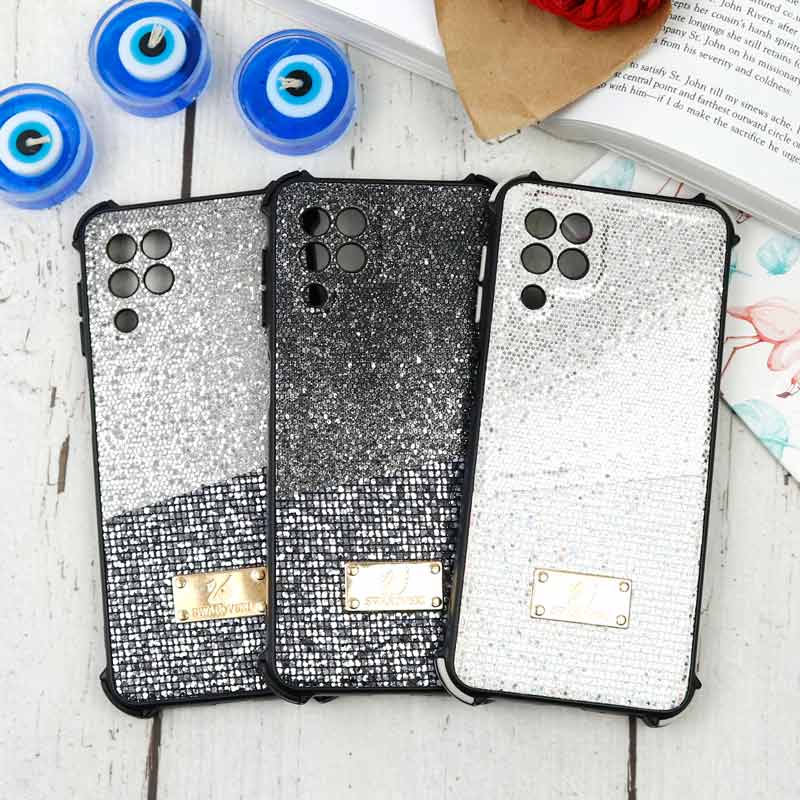قاب شاینی Swarovski دو رنگ سامسونگ A22 4G