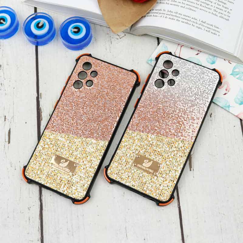 قاب شاینی Swarovski دو رنگ سامسونگ A32 4G