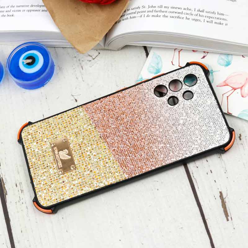 قاب شاینی Swarovski دو رنگ سامسونگ A32 4G