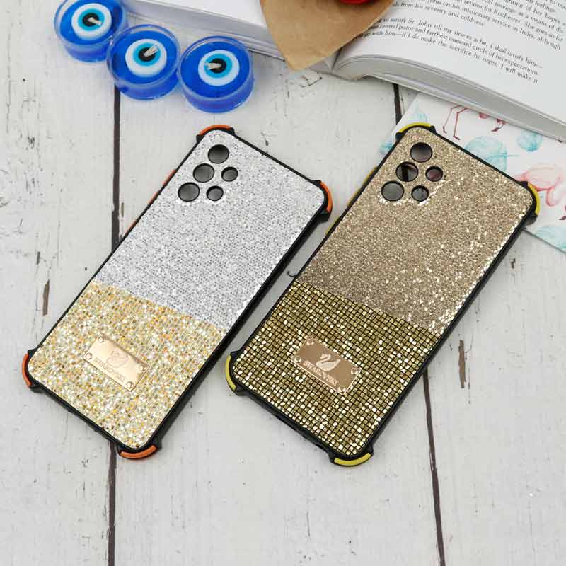 قاب شاینی Swarovski دو رنگ سامسونگ A32 4G