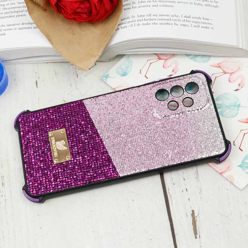 قاب شاینی Swarovski دو رنگ سامسونگ A72 5G