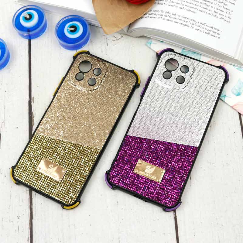 قاب شاینی Swarovski دو رنگ شیائومی Mi 11 Lite