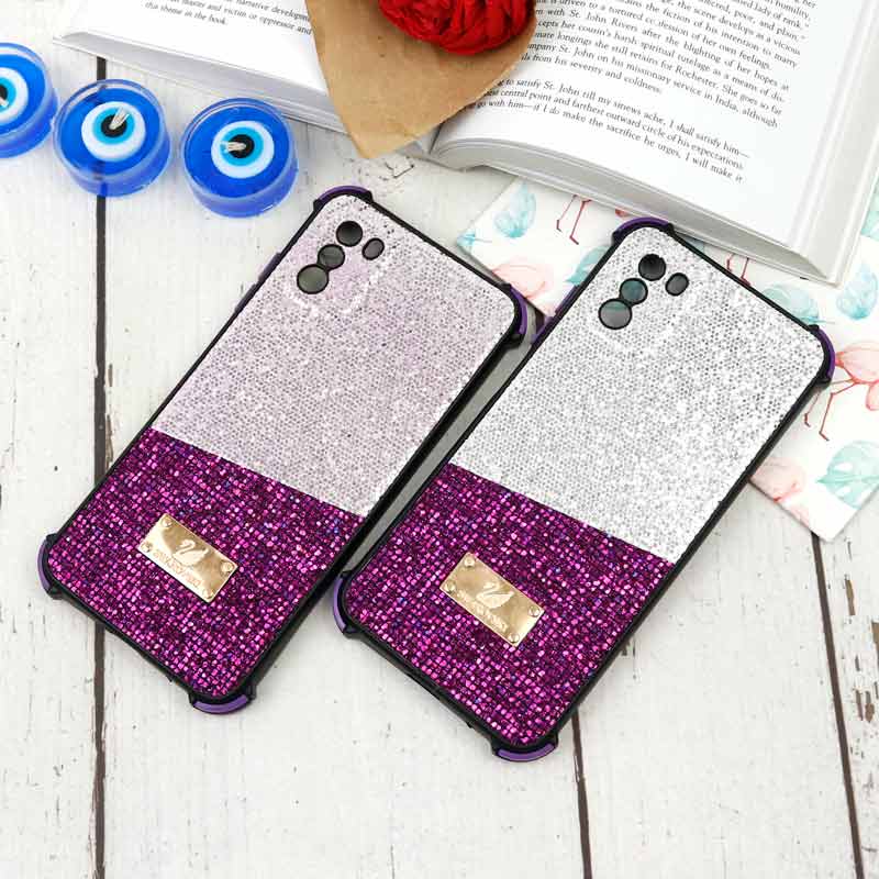 قاب شاینی Swarovski دو رنگ شیائومی Poco M3