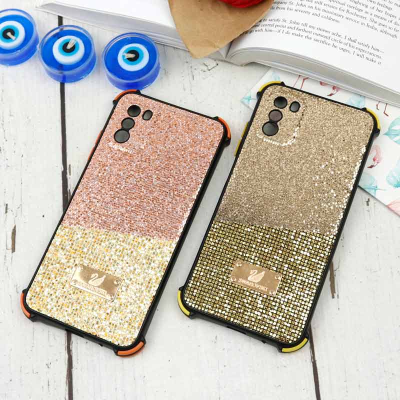 قاب شاینی Swarovski دو رنگ شیائومی Poco M3