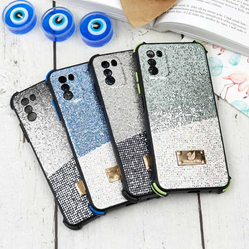 قاب شاینی Swarovski دو رنگ شیائومی Poco M3