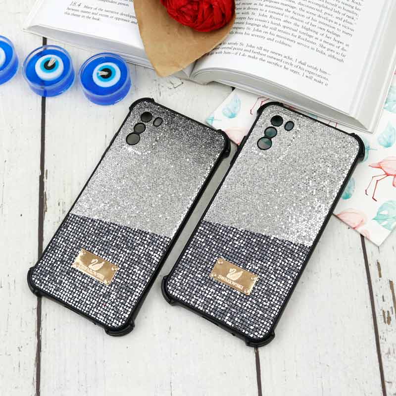 قاب شاینی Swarovski دو رنگ شیائومی Poco M3