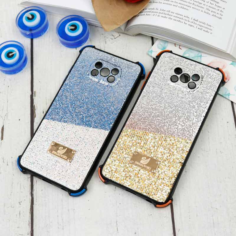 قاب شاینی Swarovski دو رنگ شیائومی Poco X3