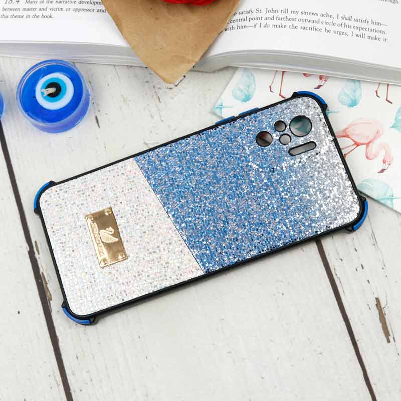 قاب شاینی Swarovski دو رنگ شیائومی Redmi Note 10 / Note 10s