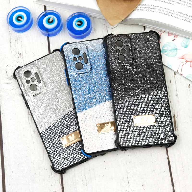 قاب شاینی Swarovski دو رنگ شیائومی Redmi Note 10 Pro
