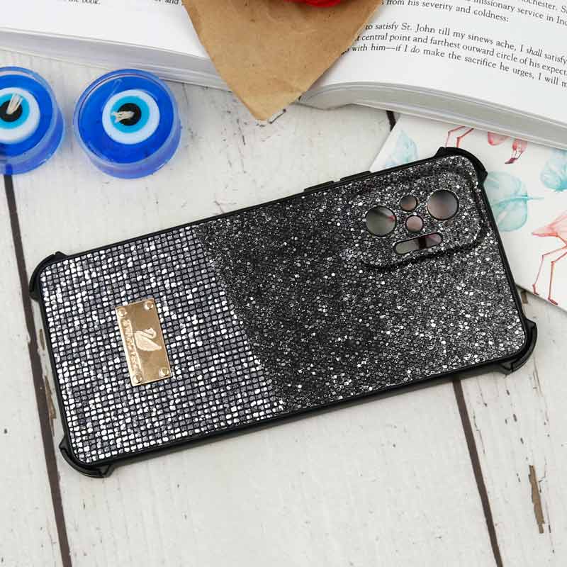قاب شاینی Swarovski دو رنگ شیائومی Redmi Note 10 Pro