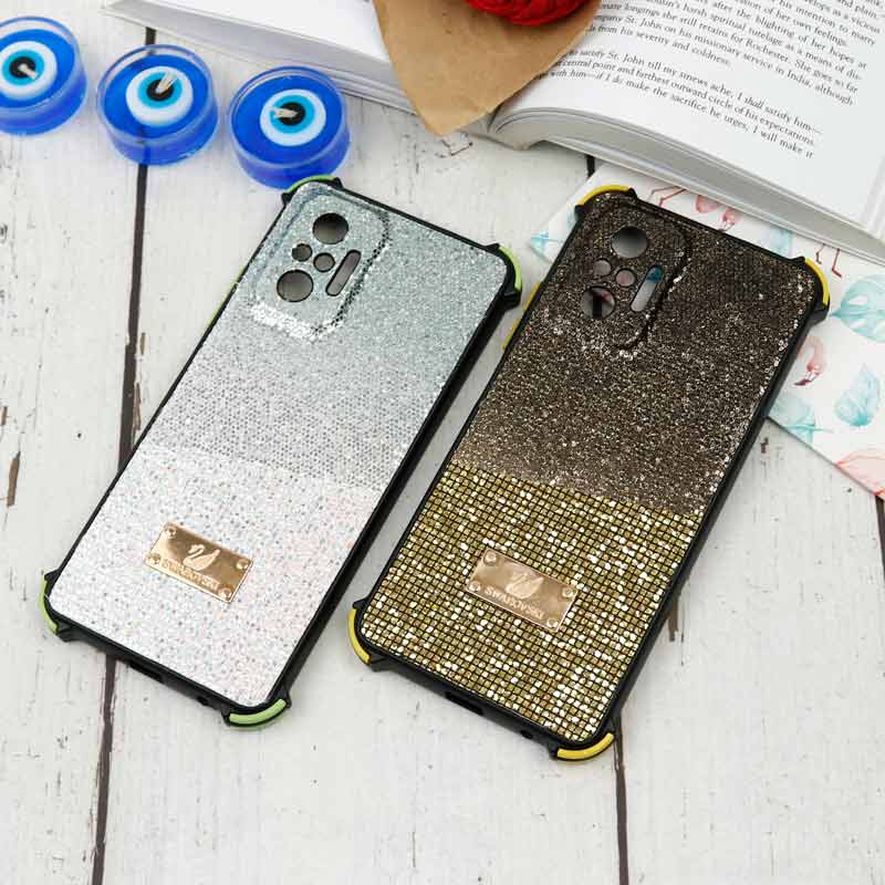 قاب شاینی Swarovski دو رنگ شیائومی Redmi Note 10 Pro