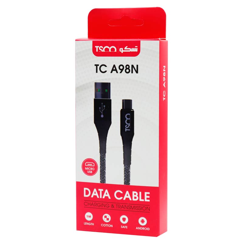 کابل میکرو یو اس بی TSCO TC A98N 2.1A 1m
