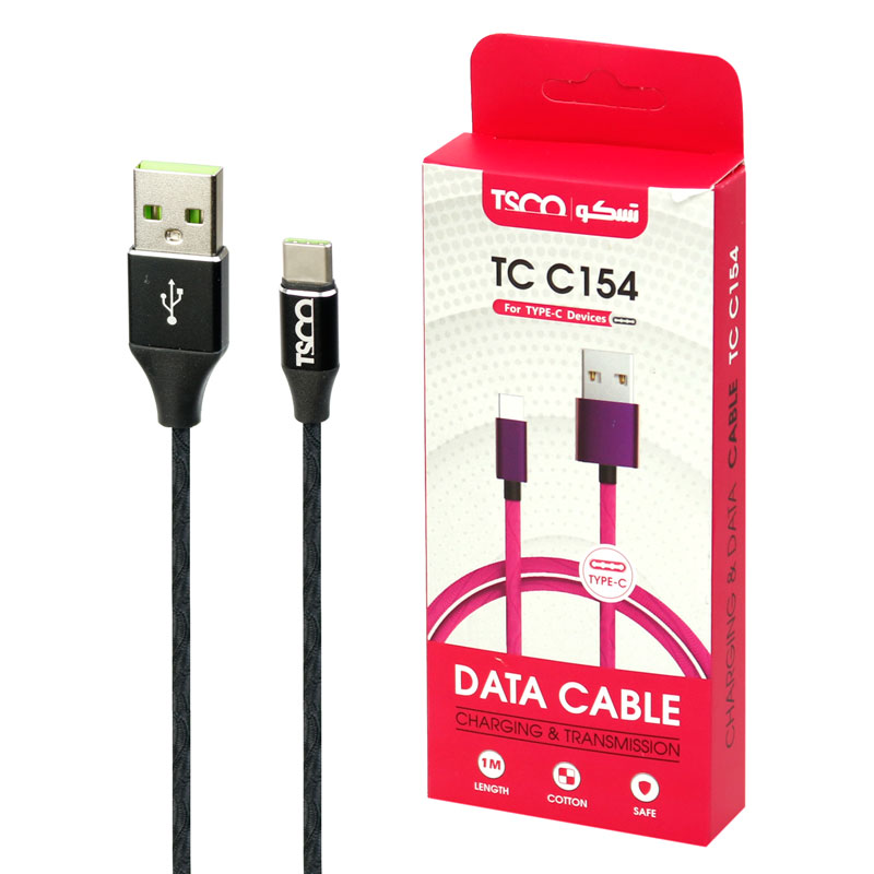 کابل TSCO TC C154 2.1A Type-C 1m