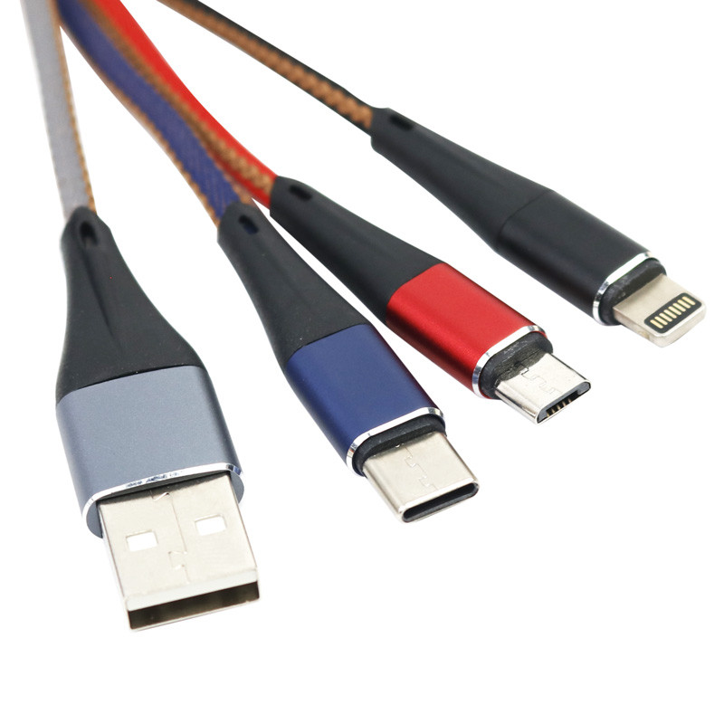 کابل کوتاه 3 سر فست شارژ آویزدار