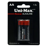 باتری دوتایی قلمی Uni-Max Power Alkaline LR6-AM3 1.5V AA