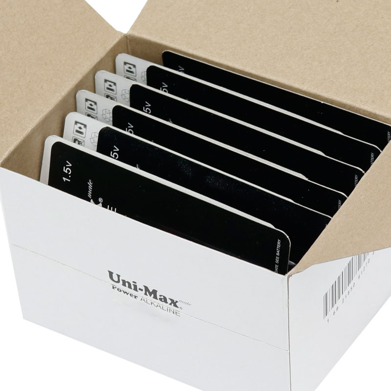 باتری دوتایی نیم قلمی Uni-Max Power Alkaline LR03-AM4 1.5V AAA بسته 24 عددی