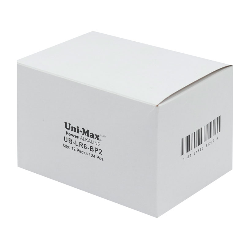 باتری دوتایی قلمی Uni-Max Power Alkaline LR6-AM3 1.5V AA بسته 24 عددی