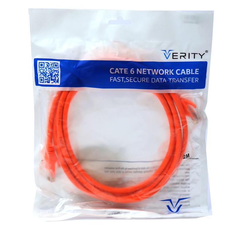 کابل شبکه Verity Cat6 Q1 2m