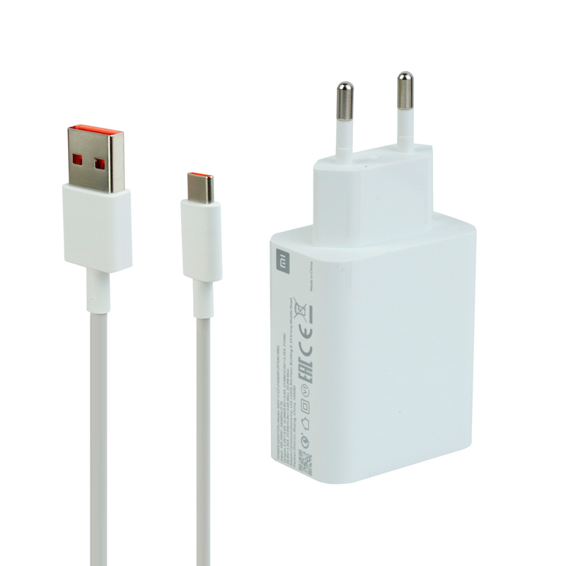 شارژر دیواری فست شارژ Xiaomi Mi 11 Lite QC3 3A PD 33W سرجعبه + کابل Type-C و جعبه گوشی