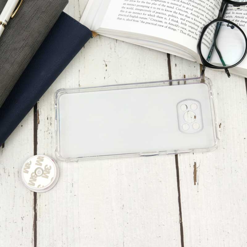 قاب محافظ لنزدار رزین طرح یونیکورن پاپ سوکت دار Xiaomi Poco X3
