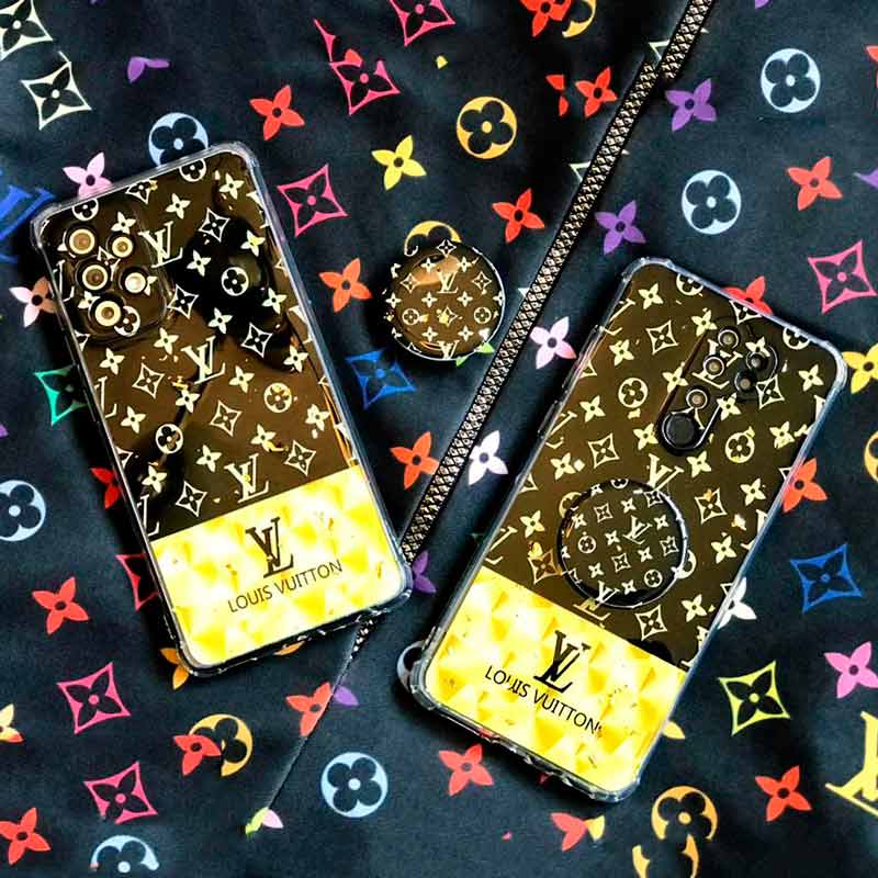 قاب محافظ لنزدار رزین طرح LV پاپ سوکت دار Xiaomi Poco M3