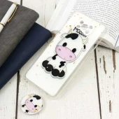 قاب محافظ لنزدار رزین طرح گاو پاپ سوکت دار Xiaomi Poco X3