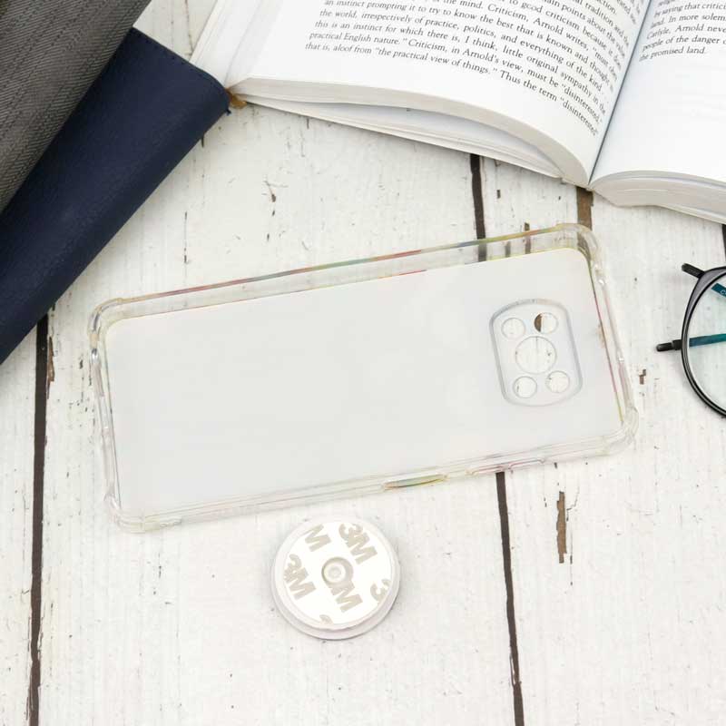 قاب محافظ لنزدار رزین طرح دختر پاپ سوکت دار Xiaomi Poco X3