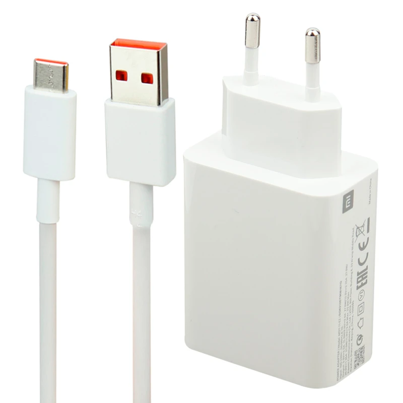 شارژر دیواری فست شارژ Xiaomi Poco X3 Pro QC3 PD 33W سرجعبه + کابل Type-C و جعبه گوشی