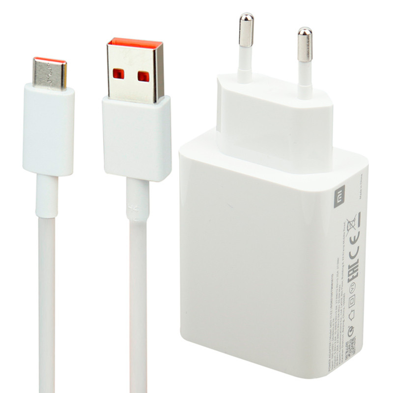 شارژر دیواری فست شارژ Xiaomi Poco X3 Pro QC3 PD 33W سرجعبه + کابل Type-C و جعبه گوشی
