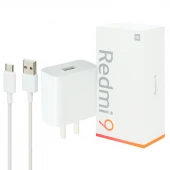 شارژر دیواری Xiaomi Redmi 9 2A 10W سرجعبه + کابل Type-C و جعبه گوشی