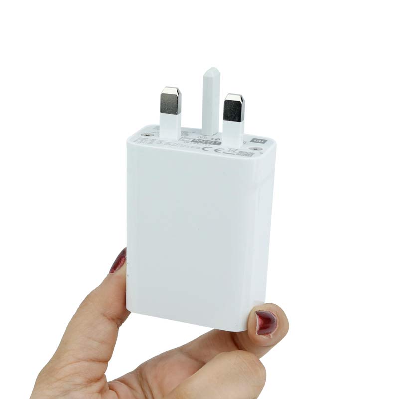 شارژر دیواری فست شارژ Xiaomi Redmi Note 10 QC3 PD 33W سرجعبه + کابل Type-C و جعبه گوشی