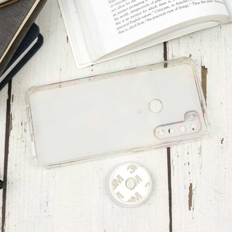 قاب محافظ لنزدار رزین طرح دختر پاپ سوکت دار Xiaomi Redmi Note 8
