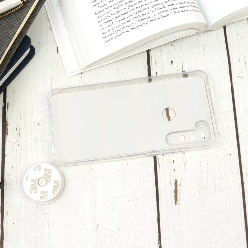 قاب محافظ لنزدار رزین طرح آبرنگی پاپ سوکت دار Xiaomi Redmi Note 8