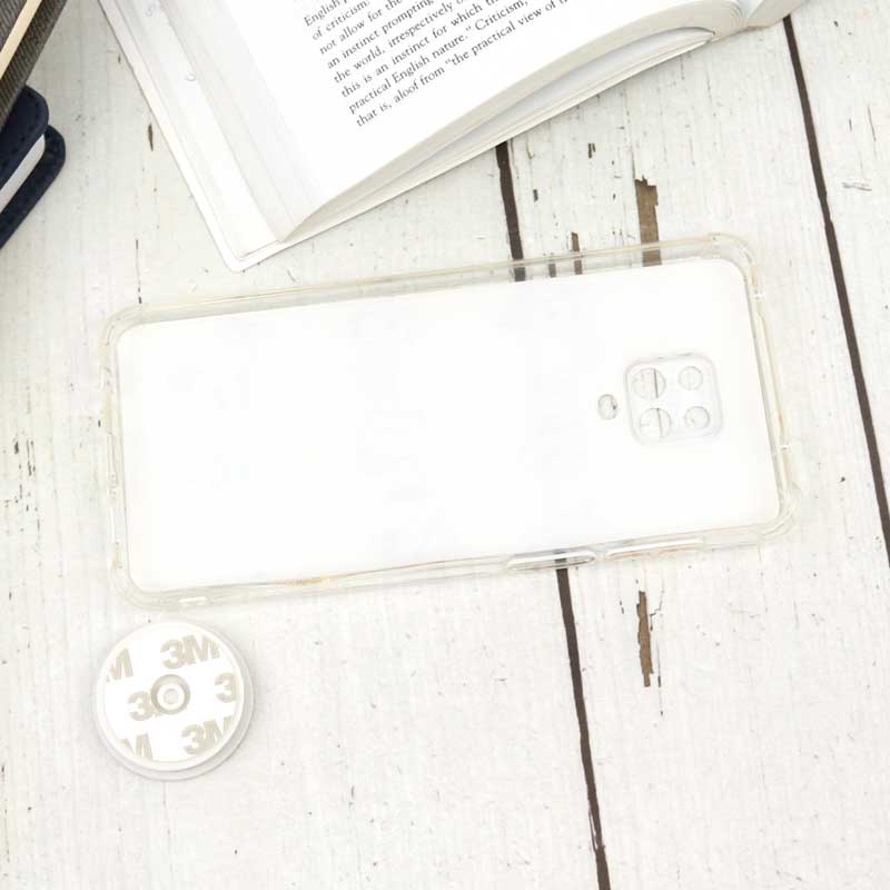 قاب محافظ لنزدار رزین طرح پاندا پاپ سوکت دار Xiaomi Redmi Note 9s / Note 9 Pro