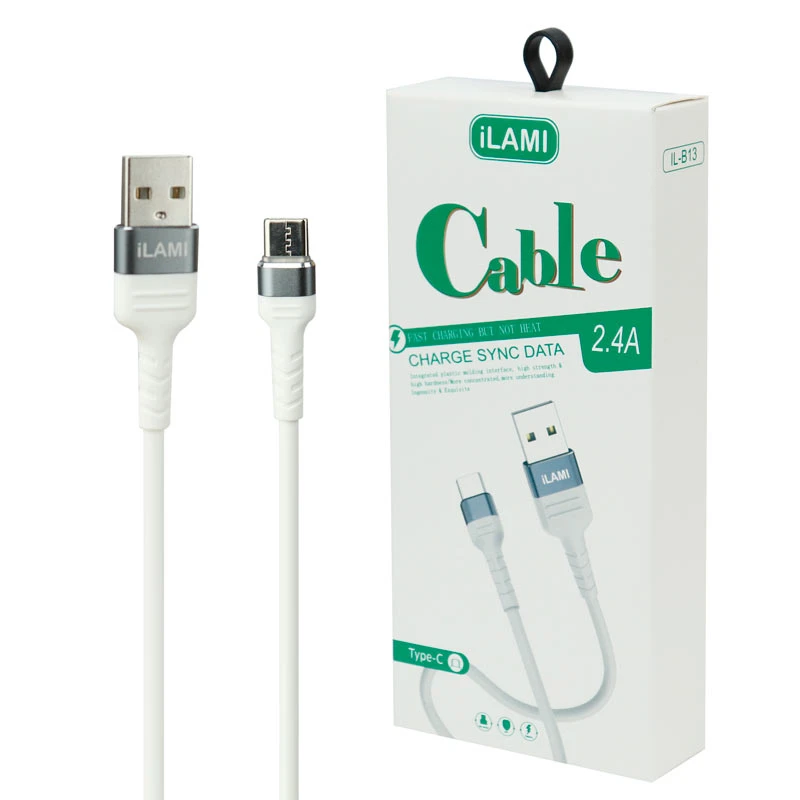 کابل فست شارژ iLAMI IL-B13 2.4A Type-C 1m
